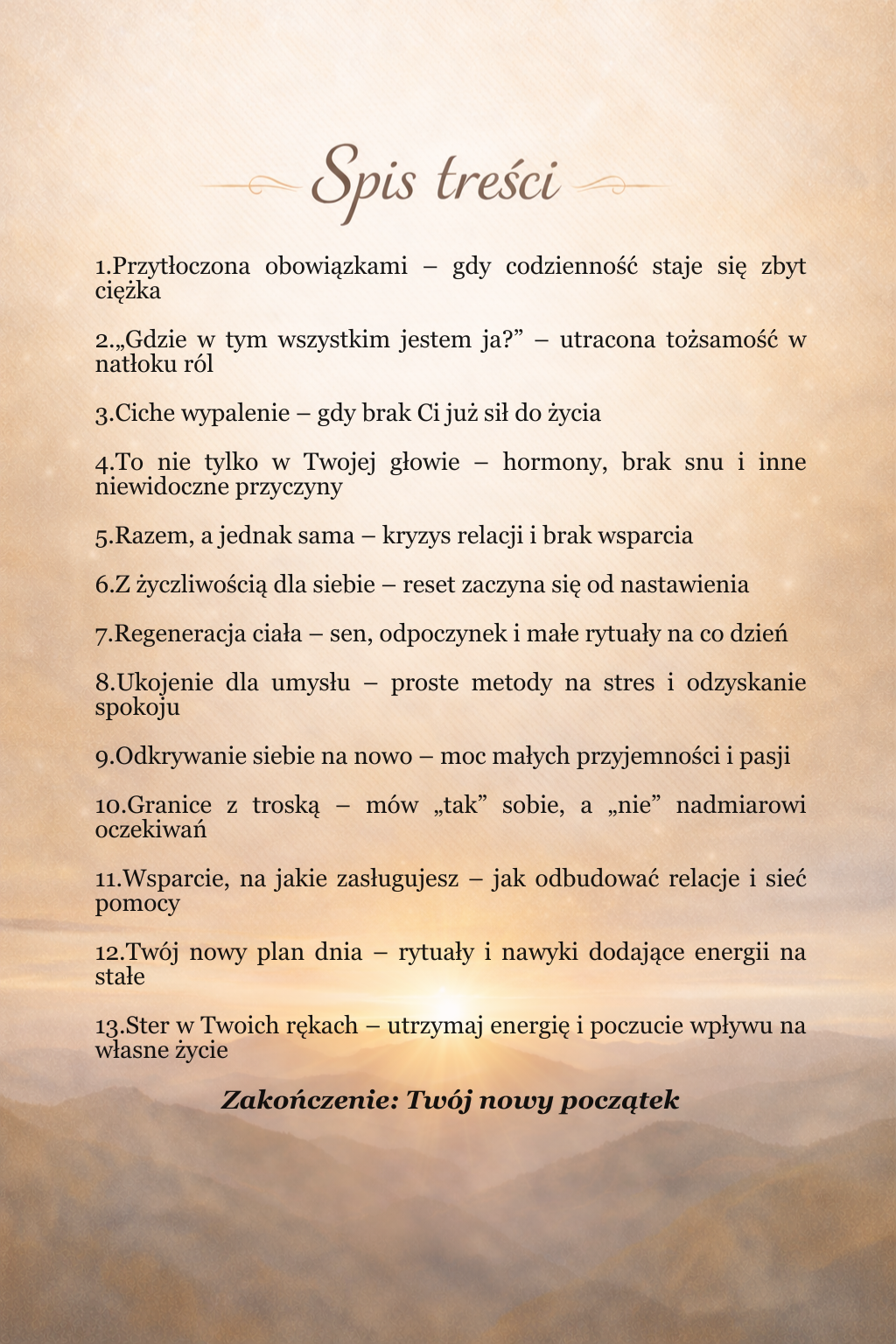 Reset Energii - Jak odzyskać energię i spokój